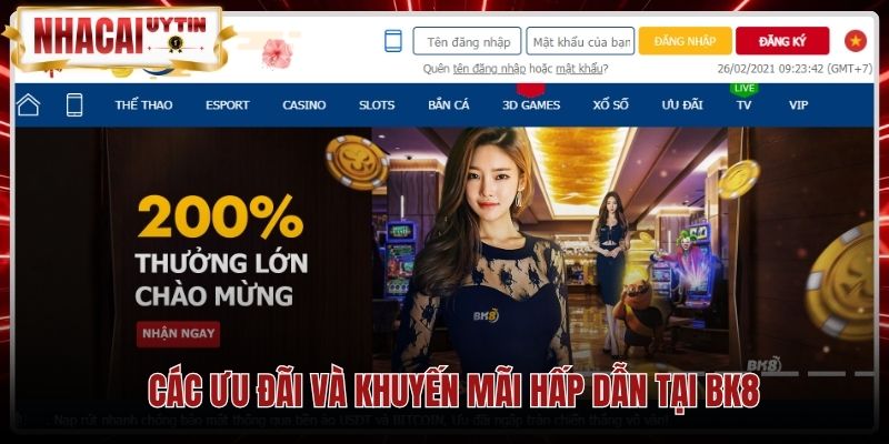 Chương trình khuyến mãi nạp tiền và quy định vòng cược BK8